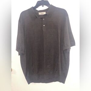 2x Large Buck Mason Gray Polo Men’s  100% Cotton
